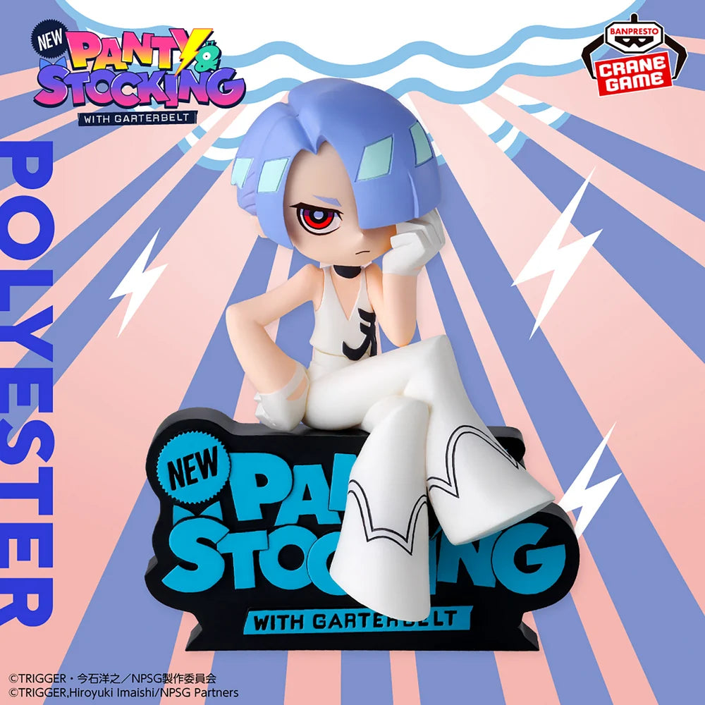 New Panty & Stocking with Garterbelt Monitor Top Figure Polyester