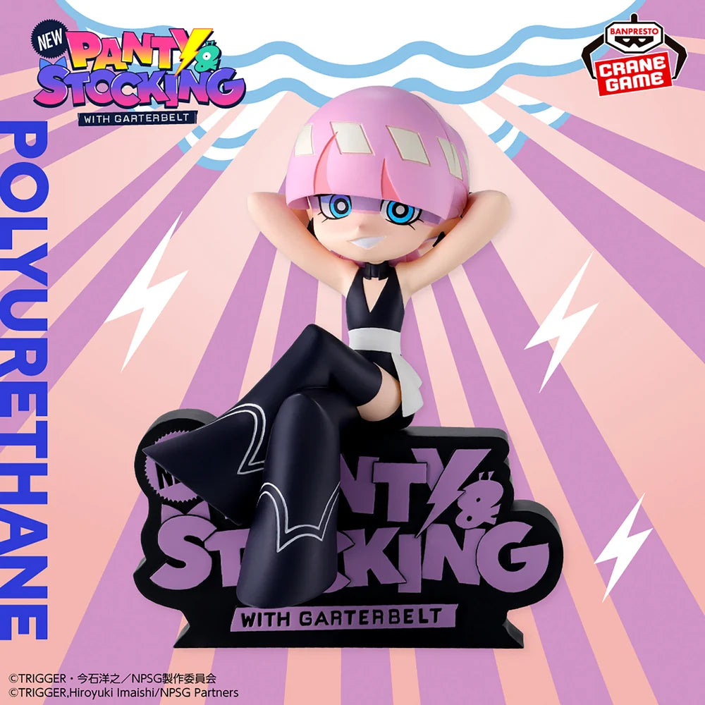 New Panty & Stocking with Garterbelt Monitor Top Figure Polyurethane