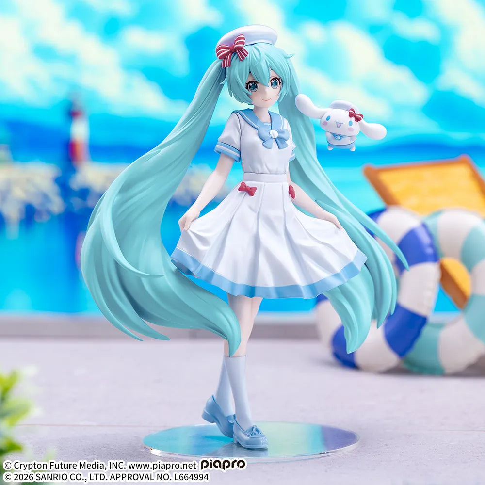 Hatsune Miku XStellar Figure - Hatsune Miku x Cinnamoroll Summer Ver.