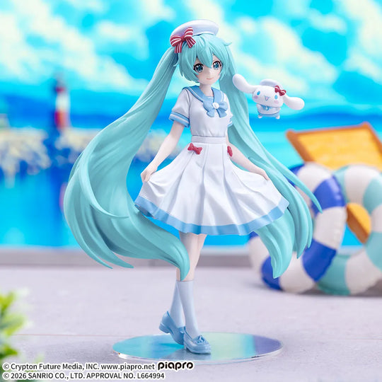 Hatsune Miku XStellar Figure - Hatsune Miku x Cinnamoroll Summer Ver.