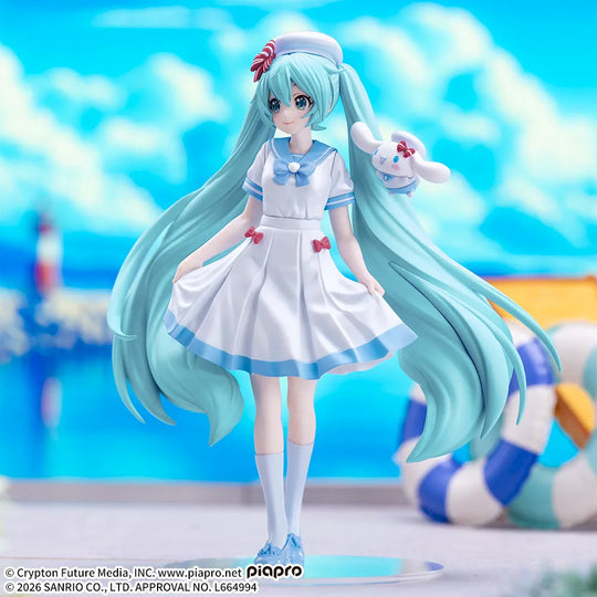 Hatsune Miku XStellar Figure - Hatsune Miku x Cinnamoroll Summer Ver.