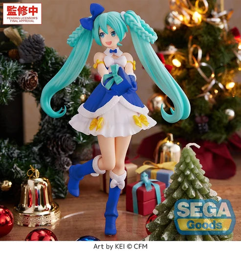 Vocaloid High Premium Figure Hatsune Miku (Sapphire Christmas Ver.) Figure [Preorder]