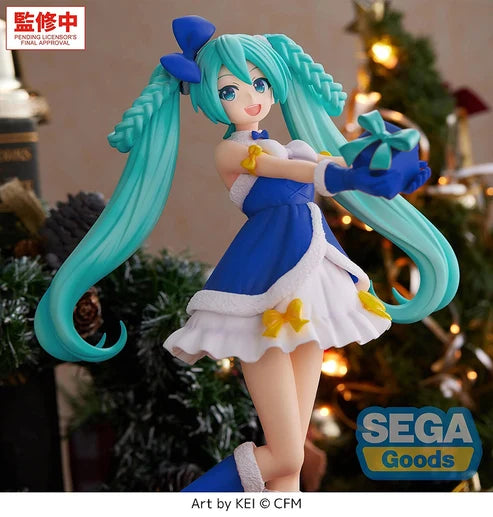 Vocaloid High Premium Figure Hatsune Miku (Sapphire Christmas Ver.) Figure [Preorder]