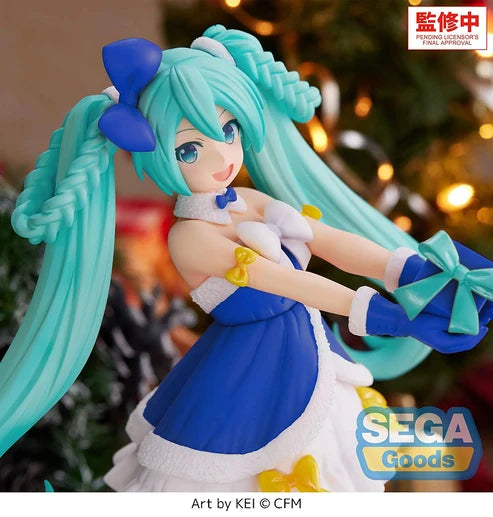 Vocaloid High Premium Figure Hatsune Miku (Sapphire Christmas Ver.) Figure [Preorder]