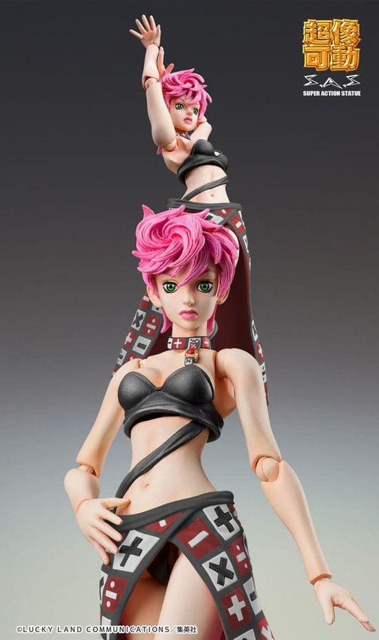 JoJo's Bizarre Adventure: Golden Wind Super Action Statue Trish Una (Black Ver.) Action Figure