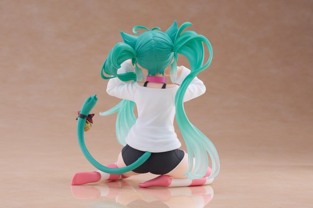 Hatsune Miku Desktop Cute Figure - Hatsune Miku Cat Ears T-Shirt Ver.