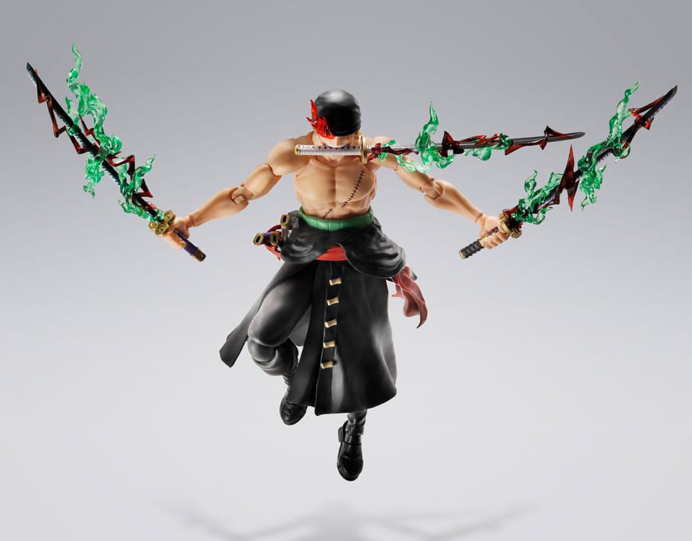 One Piece S.H.Figuarts Roronoa Zoro (The King of Hell) Exclusive Action Figure