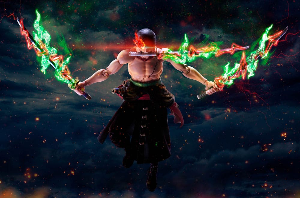 One Piece S.H.Figuarts Roronoa Zoro (The King of Hell) Exclusive Action Figure