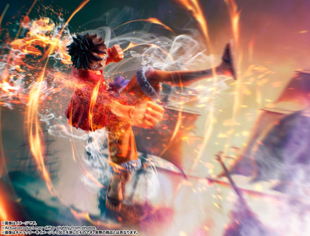 One Piece S.H. Figuarts Action Figure Monkey D. Luffy (The Raid on Onigashima)