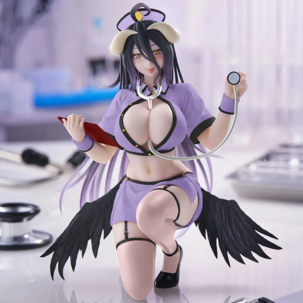 Overlord Desktop Cute Albedo (Nurse Ver.) Figure (Renewal) [Preorder]