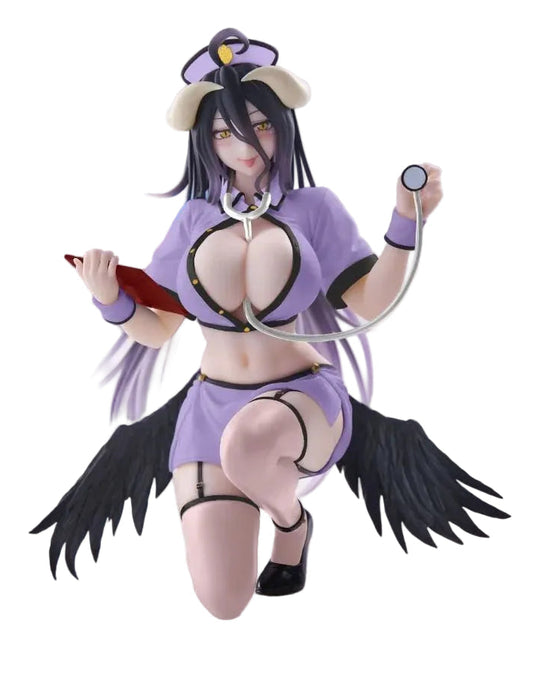 Overlord Desktop Cute Albedo (Nurse Ver.) Figure (Renewal) [Preorder]