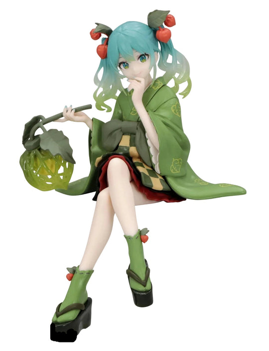 Vocaloid Hatsune Miku (Flower Fairy Winter Cherry Green Color Ver.) Noodle Stopper Figure [Preorder]