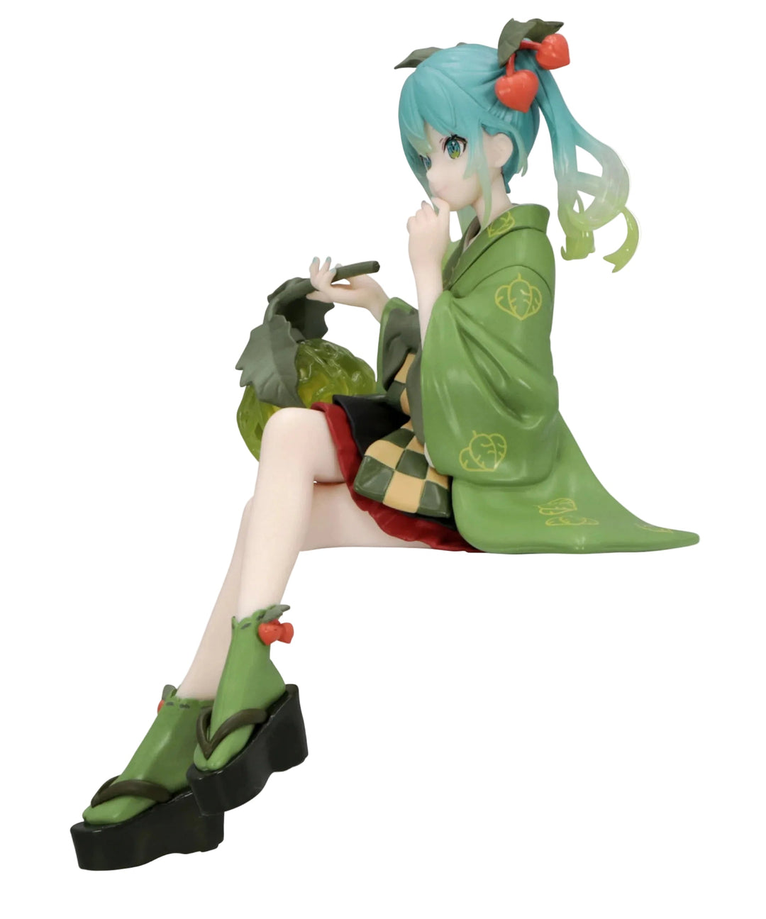 Vocaloid Hatsune Miku (Flower Fairy Winter Cherry Green Color Ver.) Noodle Stopper Figure [Preorder]