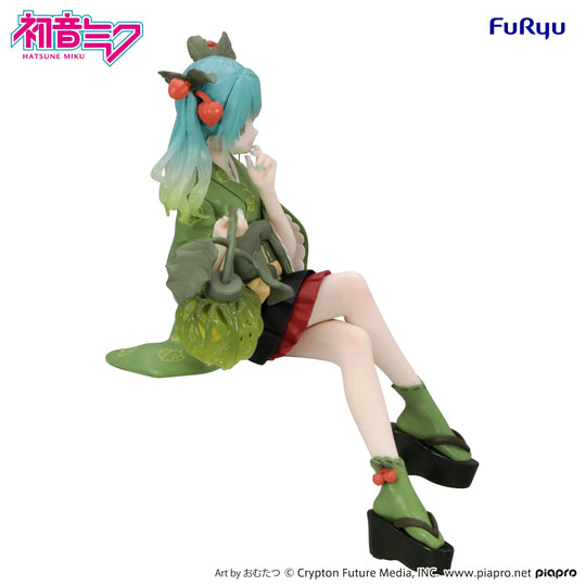Vocaloid Hatsune Miku (Flower Fairy Winter Cherry Green Color Ver.) Noodle Stopper Figure [Preorder]