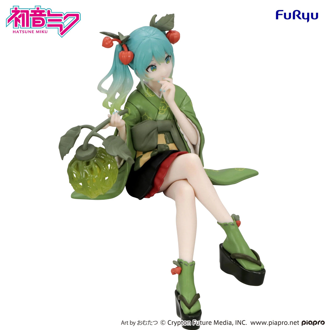 Vocaloid Hatsune Miku (Flower Fairy Winter Cherry Green Color Ver.) Noodle Stopper Figure [Preorder]