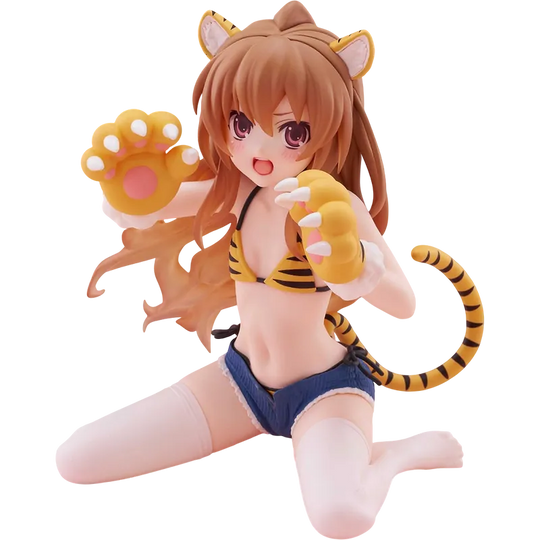 Toradora! Desktop Cute Taiga Aisaka (Tiger Costume Swimwear Ver.) Figure