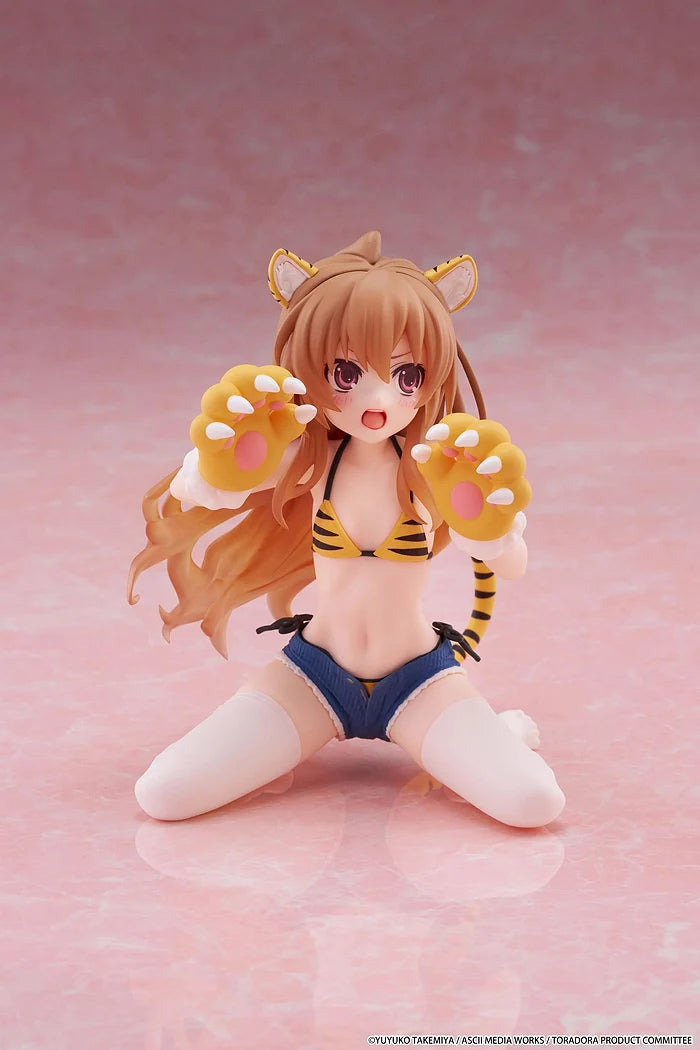 Toradora! Desktop Cute Taiga Aisaka (Tiger Costume Swimwear Ver.) Figure