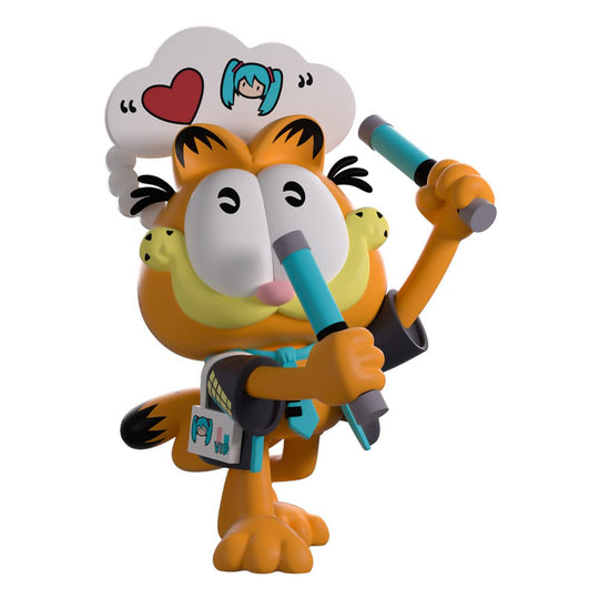 Hatsune Miku x Garfield Vinyl Figure Miku Concert Garfield