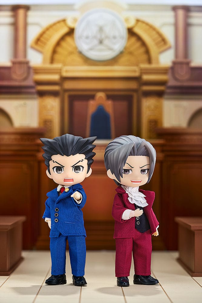 Ace Attorney Nendoroid Doll Action Figure Miles Edgeworth 14 cm
