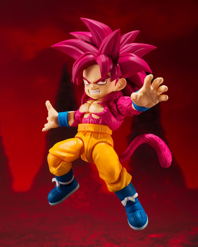 Dragon Ball Daima S.H.Figuarts Action FigureSuper Saiyan Level 4 Son Goku (mini) 8 cm