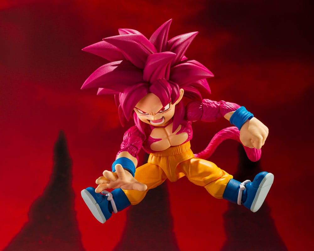 Dragon Ball Daima S.H.Figuarts Action FigureSuper Saiyan Level 4 Son Goku (mini) 8 cm