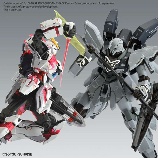 Mg Gundam Narrative C-Packs Ver Ka 1/100