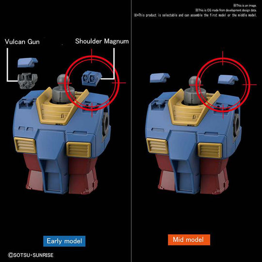 GUNDAM - HG RX-78-2 Gundam 'The Origin Version' 1/144 - Model Kit MIX FIG