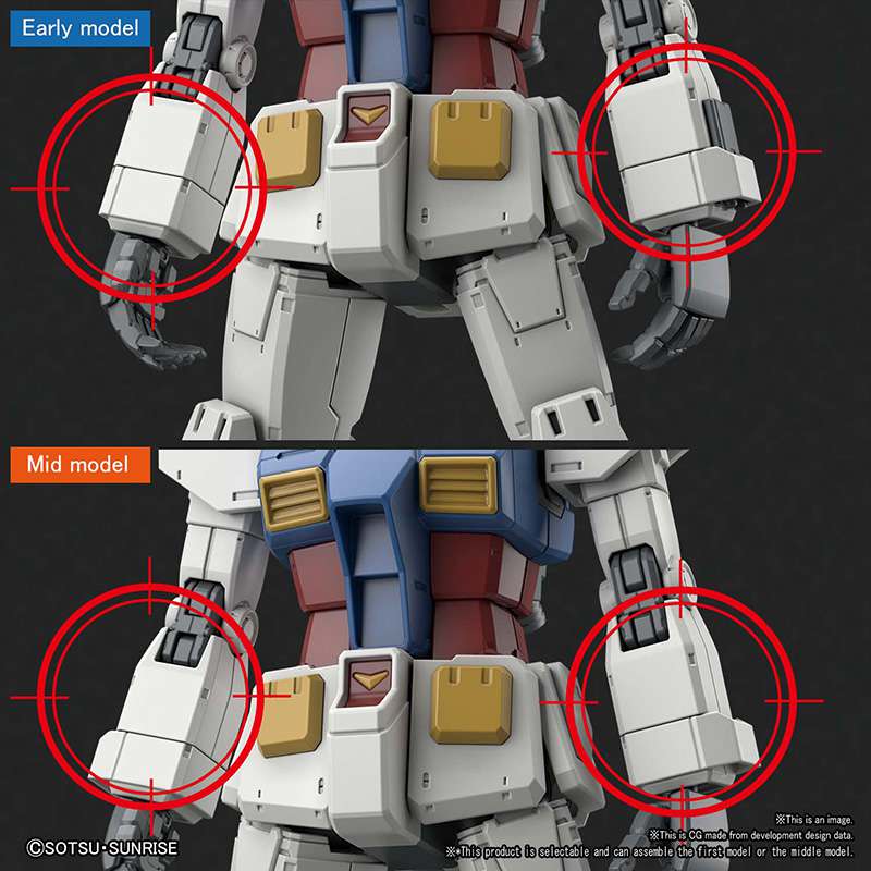 GUNDAM - HG RX-78-2 Gundam 'The Origin Version' 1/144 - Model Kit MIX FIG