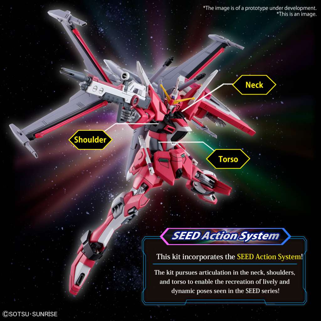GUNDAM - HG 1/144 Infinite Justice Gundam Type II - Model Kit MIX FIG
