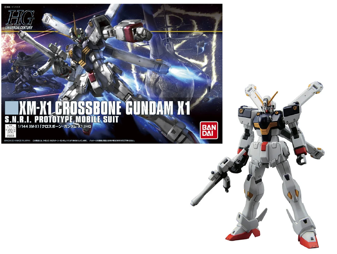 GUNDAM - HGUC Crossbone Gundam X1 1/144 - Model Ki