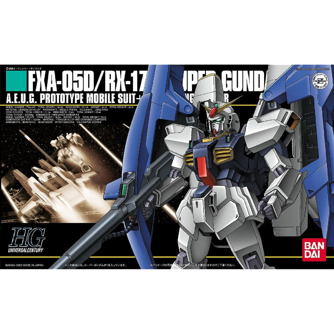 Hguc Gundam Super Fxa-05d/rx178 1/144