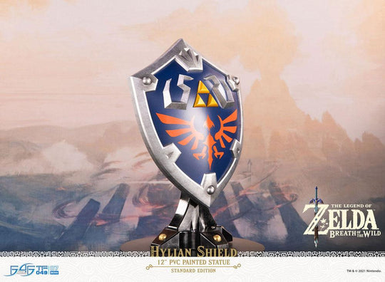 The Legend of Zelda Breath of the Wild PVC Statue Hylian Shield Standard Edition 29 cm (Damaged Packaging)