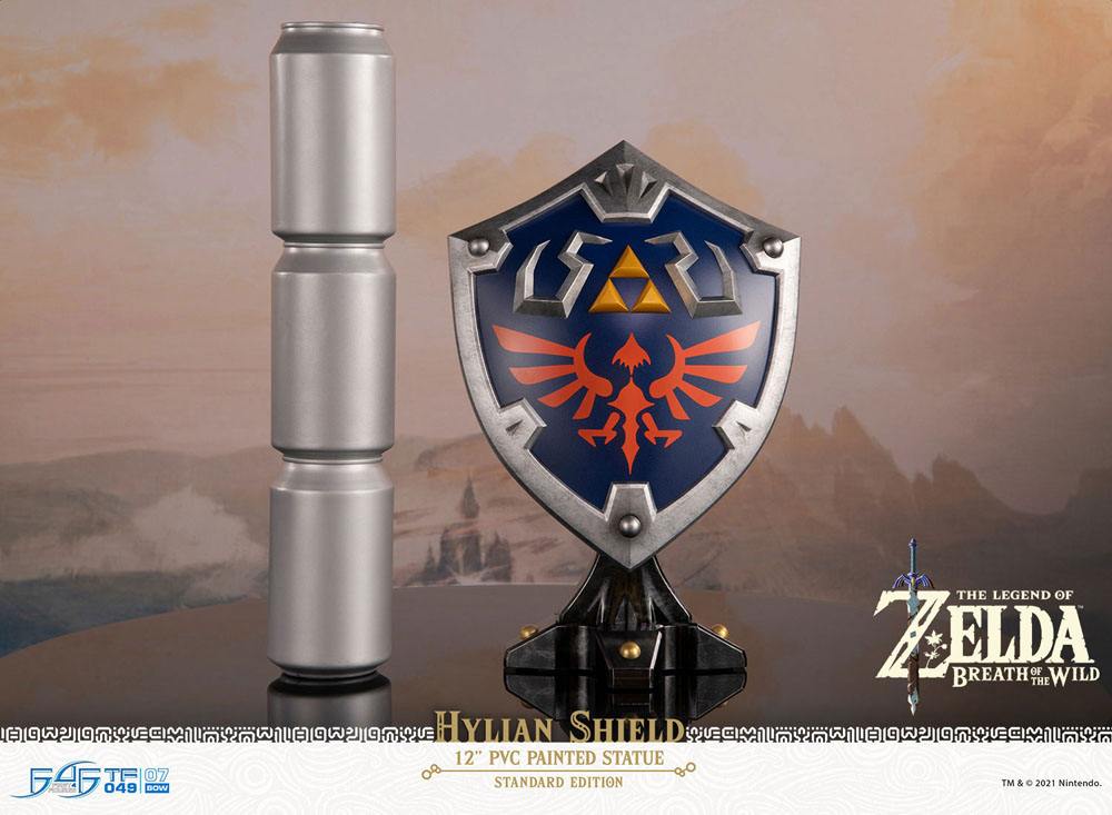 The Legend of Zelda Breath of the Wild PVC Statue Hylian Shield Standard Edition 29 cm (Damaged Packaging)