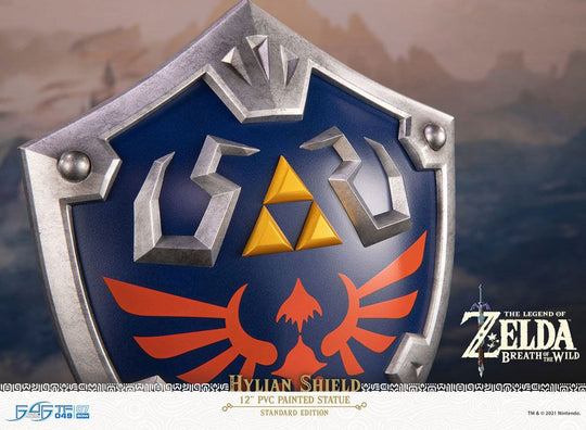 The Legend of Zelda Breath of the Wild PVC Statue Hylian Shield Standard Edition 29 cm (Damaged Packaging)