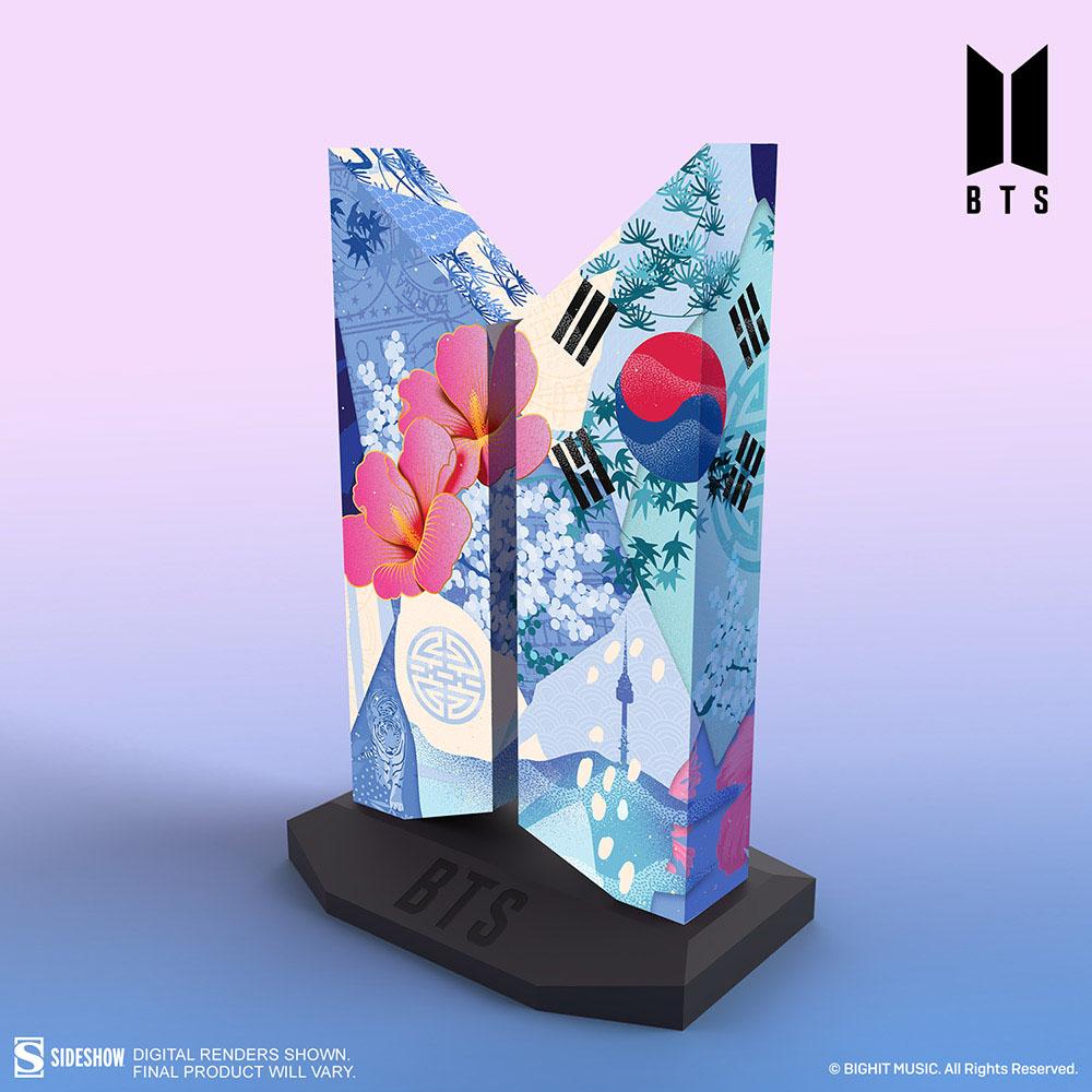 BTS Statue Premium BTS Logo: Seoul Edition 18 cm