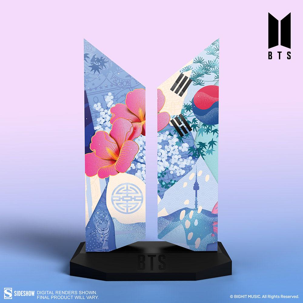 BTS Statue Premium BTS Logo: Seoul Edition 18 cm