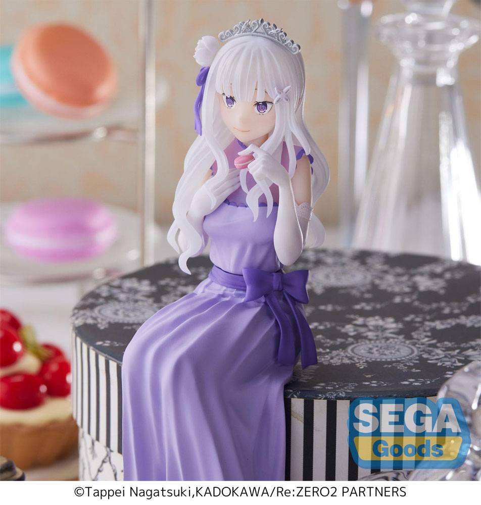 Lost in Memories PM Perching PVC Statue Emilia (Dressed-Up Party) 14 cm