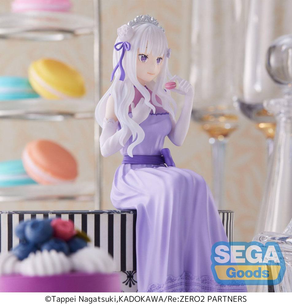 Lost in Memories PM Perching PVC Statue Emilia (Dressed-Up Party) 14 cm