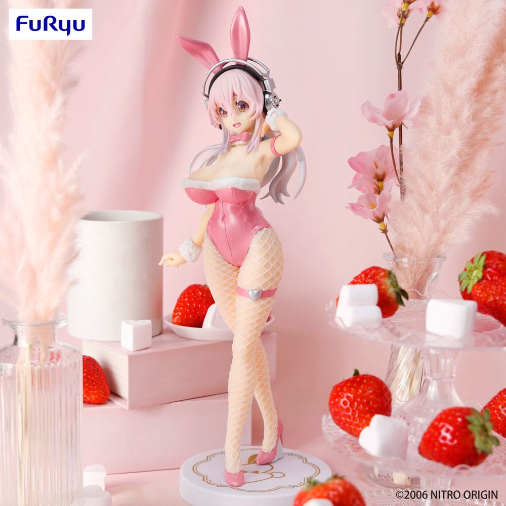 Super Sonico PVC Statue Super Sonico Pink Ver. 30 cm