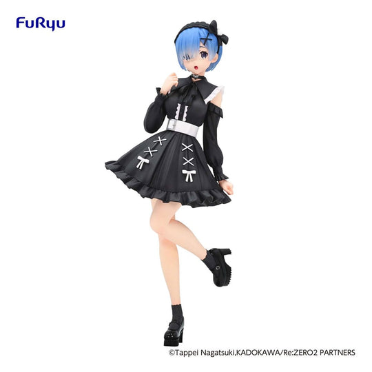 Re:Zero Starting Life in Another World Trio-Try-iT PVC Statue Rem Girly Outfit Black 21 cm