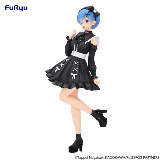 Re:Zero Starting Life in Another World Trio-Try-iT PVC Statue Rem Girly Outfit Black 21 cm