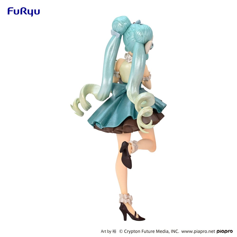 Hatsune Miku PVC Statue Hatsune Miku Chocolate Mint Pearl Color 17 cm