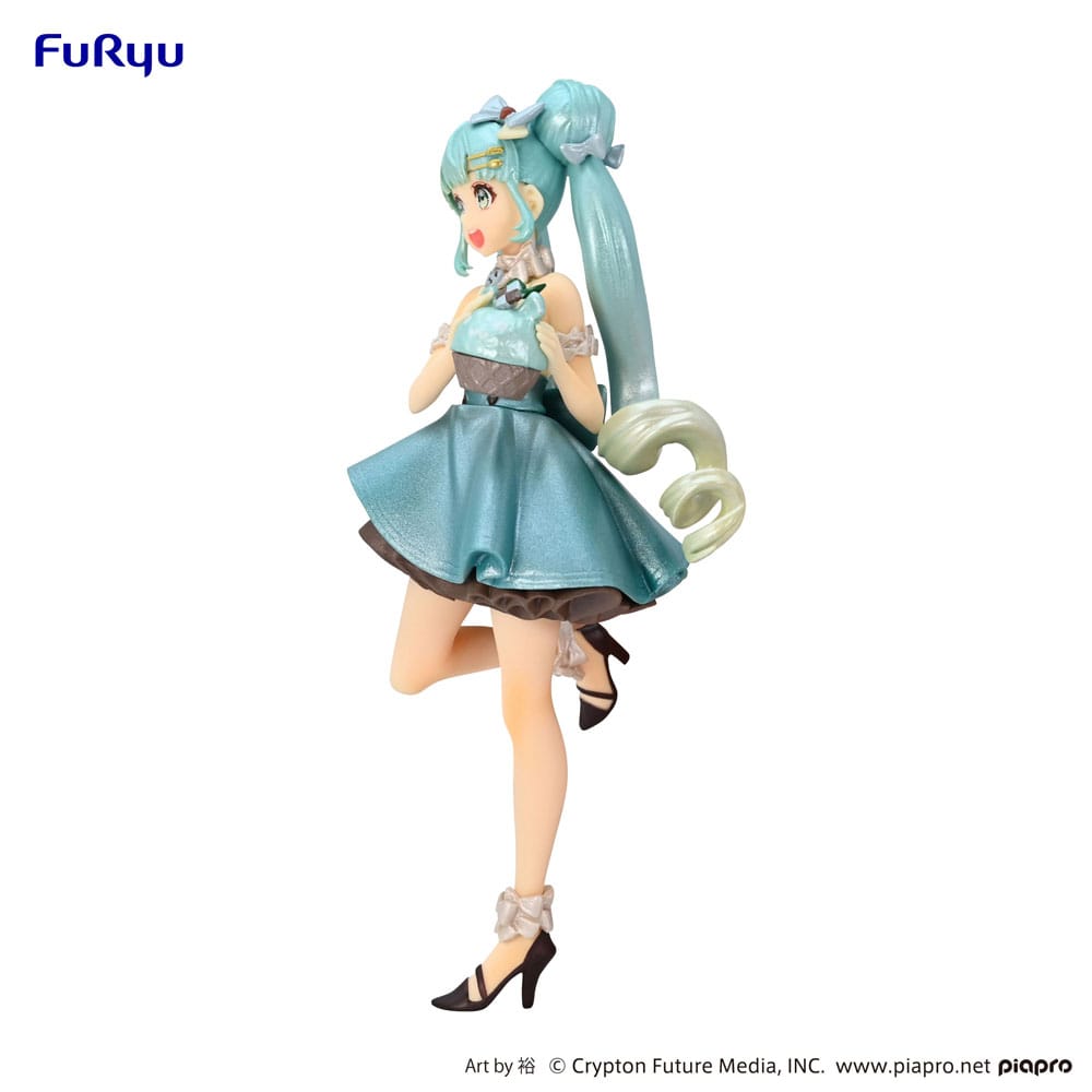 Hatsune Miku PVC Statue Hatsune Miku Chocolate Mint Pearl Color 17 cm