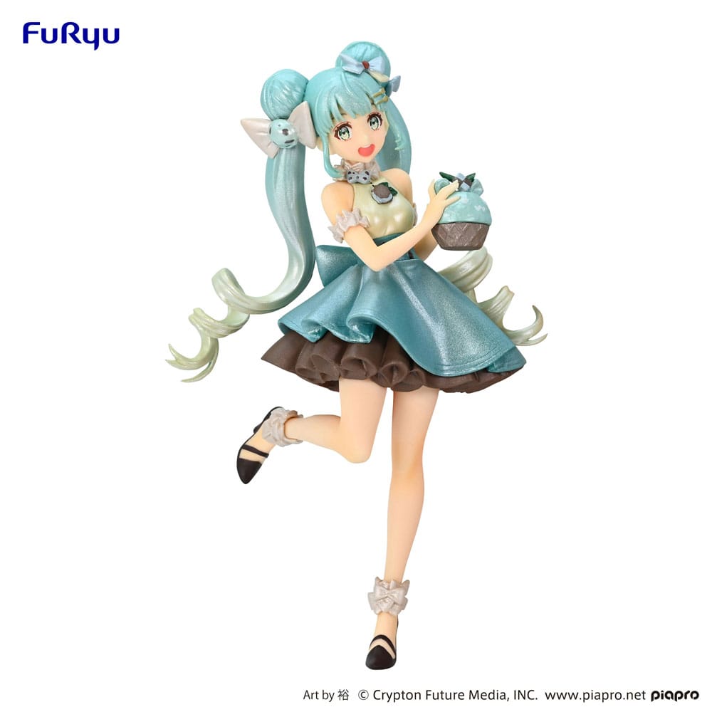 Hatsune Miku PVC Statue Hatsune Miku Chocolate Mint Pearl Color 17 cm