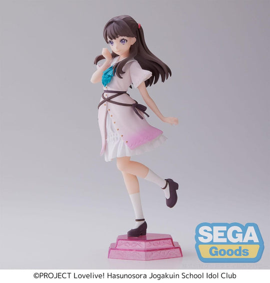 Love Live! Hasu no Sora Jogakuin School Idol Club PVC Statue Desktop x Decorate Collections Megumi Fujishima 17 cm