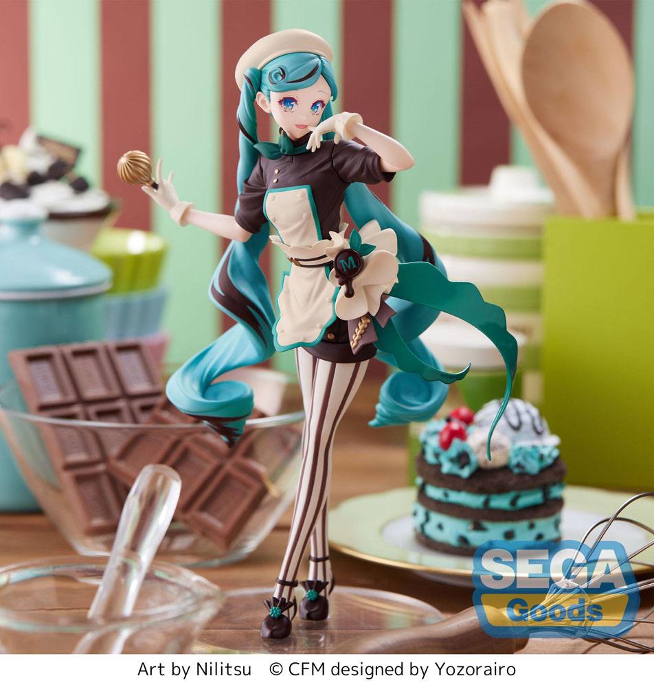 Hatsune Miku Luminasta PVC Statue Hatsune Miku - Bitter Patissier 21 cm