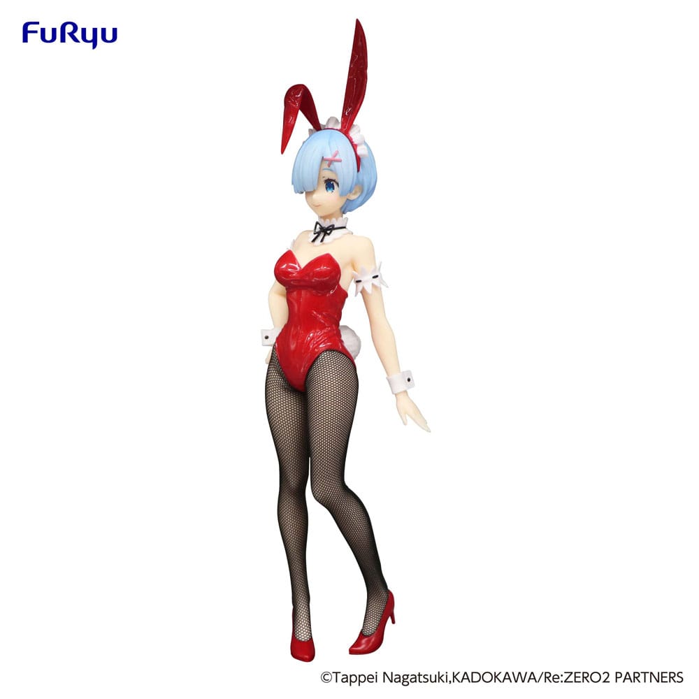 Re:Zero BiCute Bunnies PVC Statue Rem Red Color ver. 29 cm