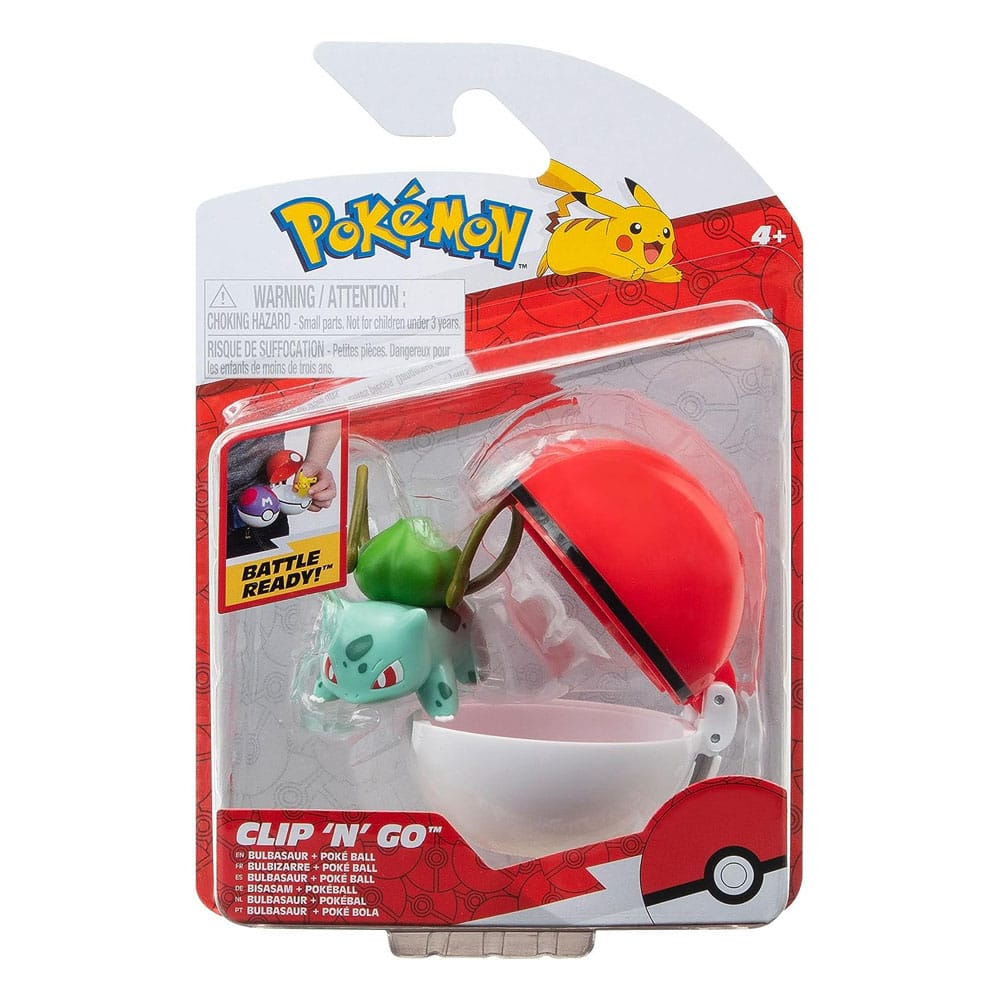 Pokémon Clip'n'Go Poké Balls Bulbasaur & Poké Ball