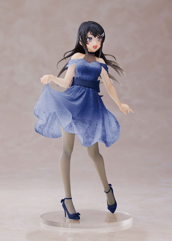 Rascal Does Not Dream of Bunny Girl Senpai PVC Statue Mai Sakurajima Clear Dress Ver. Renewal Edition 20 cm