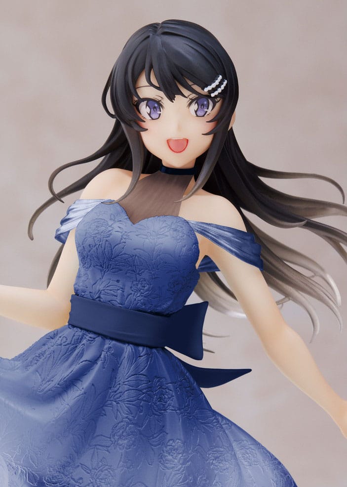 Rascal Does Not Dream of Bunny Girl Senpai PVC Statue Mai Sakurajima Clear Dress Ver. Renewal Edition 20 cm